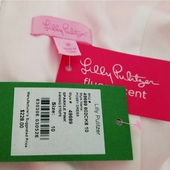 LILLY PULLITZER FLORESCENT DRESS NWT - Picture 8 of 8